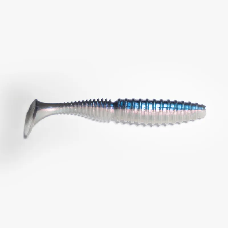Reiva Zander Power Shad by Jadabo 10 cm Blue Pearl gumihal Populair