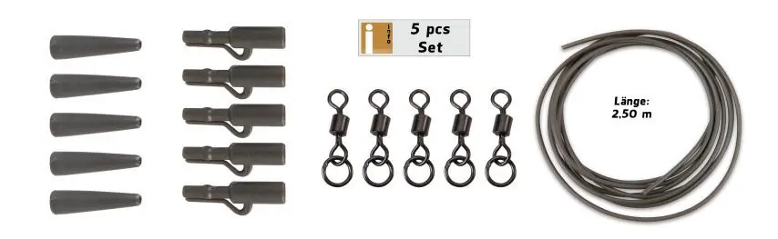 ANACONDA 360° Flex Ring Swivel Safety Clip Power Pack Army Green / 5 szett Flitsaanbieding