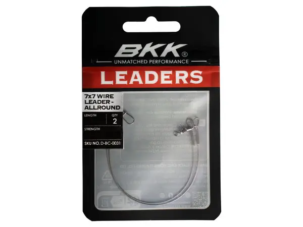 Beperkte Voorraad BKK 7x7 Wire leader-Allround (Duolock Snap) 15Cm, 18kg