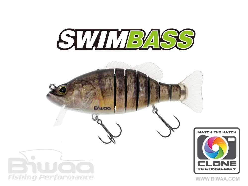Biwaa Swimbass 6" Slow Sink 15cm 65g 52 Yellow Pearch wobbler Beperkt Aanbod