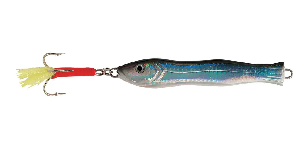 Abu Garcia Sillen 15cm/250g Holo Silver Black tengeri pilker Gratis Retour
