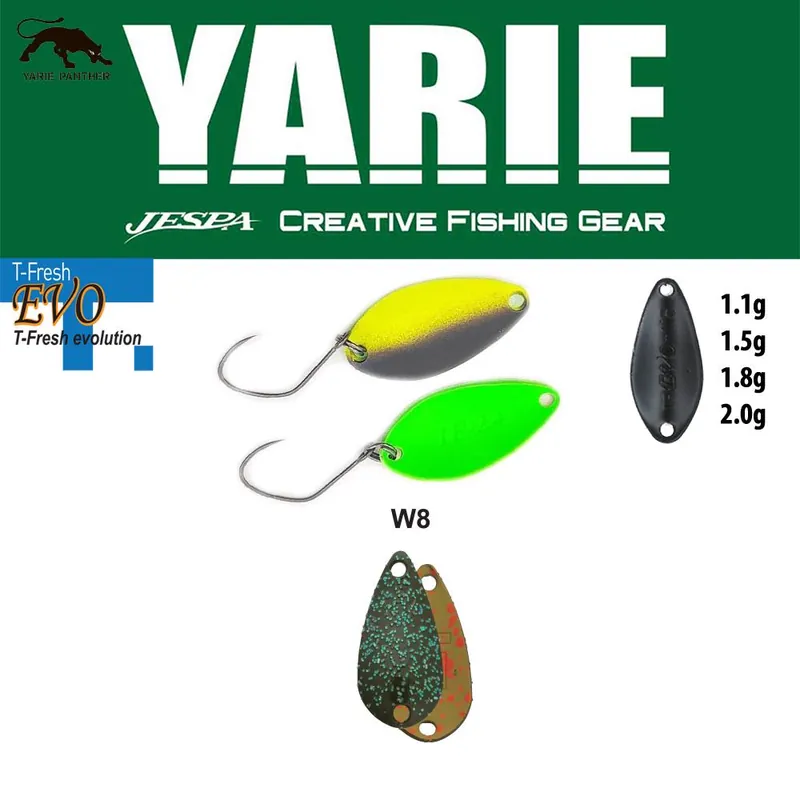Yarie Jespa Yarie 710T T-Fresh Evo 2.0g W8 Iwadatami támolygó villantó Goedkoop