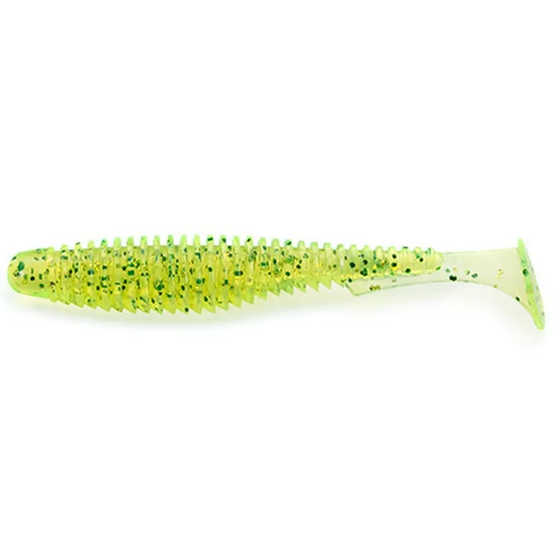 Rechtstreeks Van De Fabrikant Fishup_U-Shad 4" 8Pcs. 026 - Flo Chartreuse/Green gumihal