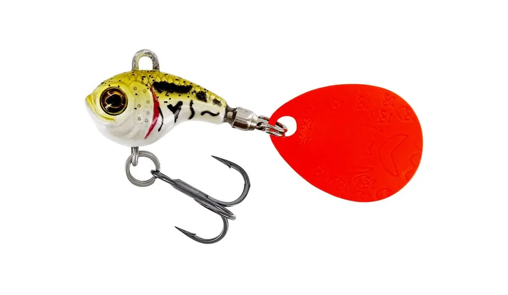 WESTIN DropBite Tungsten Spin Tail Jig 2,2cm 18g Pearl Stickleback Betrouwbaar