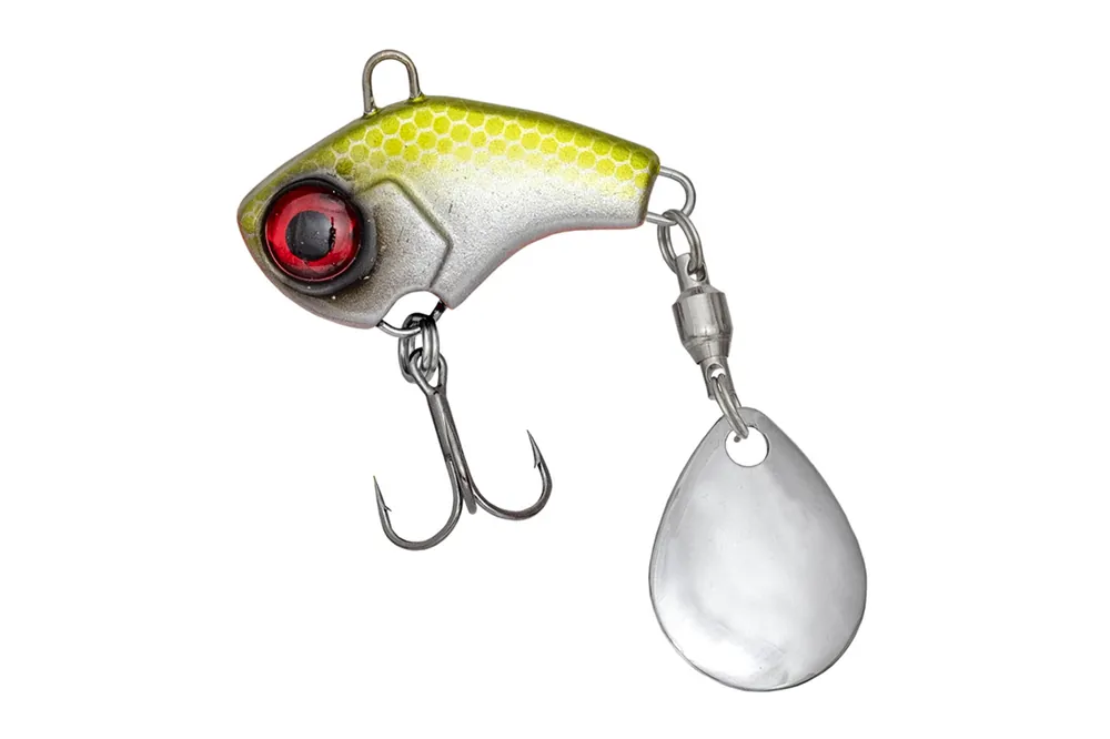 Predator-Z Metal Viber műcsali, 3,4cm, 20g, fluo sárga, fehér tail spinner Lage Prijs