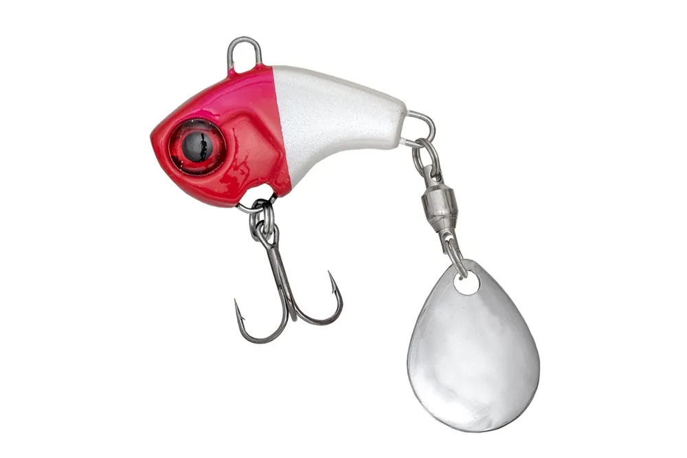 Express Levering Predator-Z Metal Viber műcsali, 2,8cm, 10g, pirosfejű tail spinner