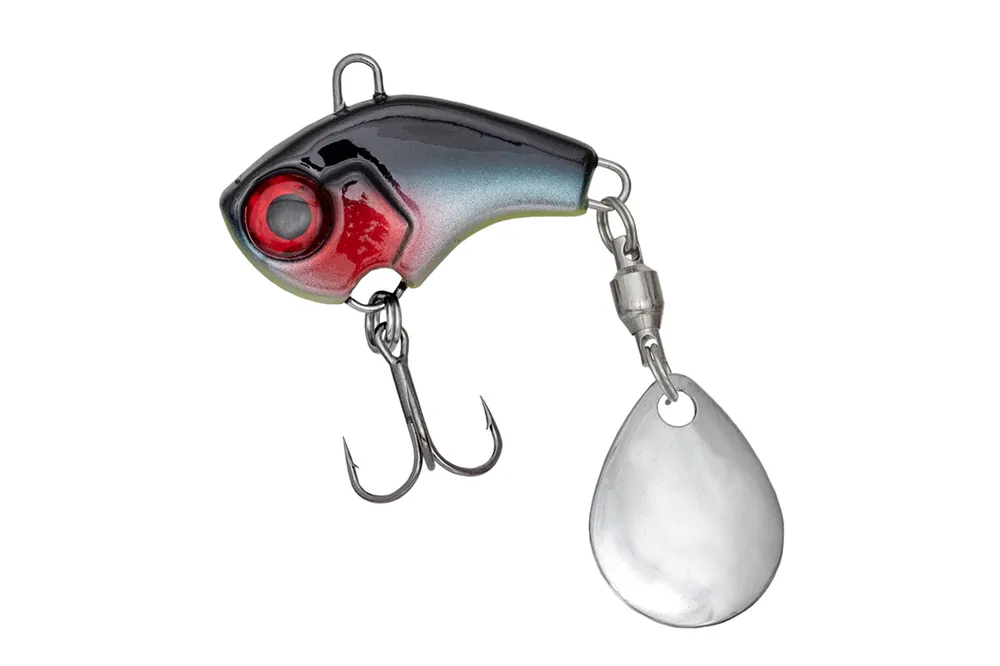 Predator-Z Metal Viber műcsali, 2,8cm, 10g, fekete, ezüst Veilige Betaling