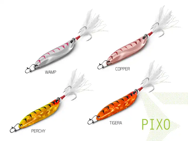 Speciale Aanbieding támolygó villantó Delphin PIXO (10g COPPER hook 6)
