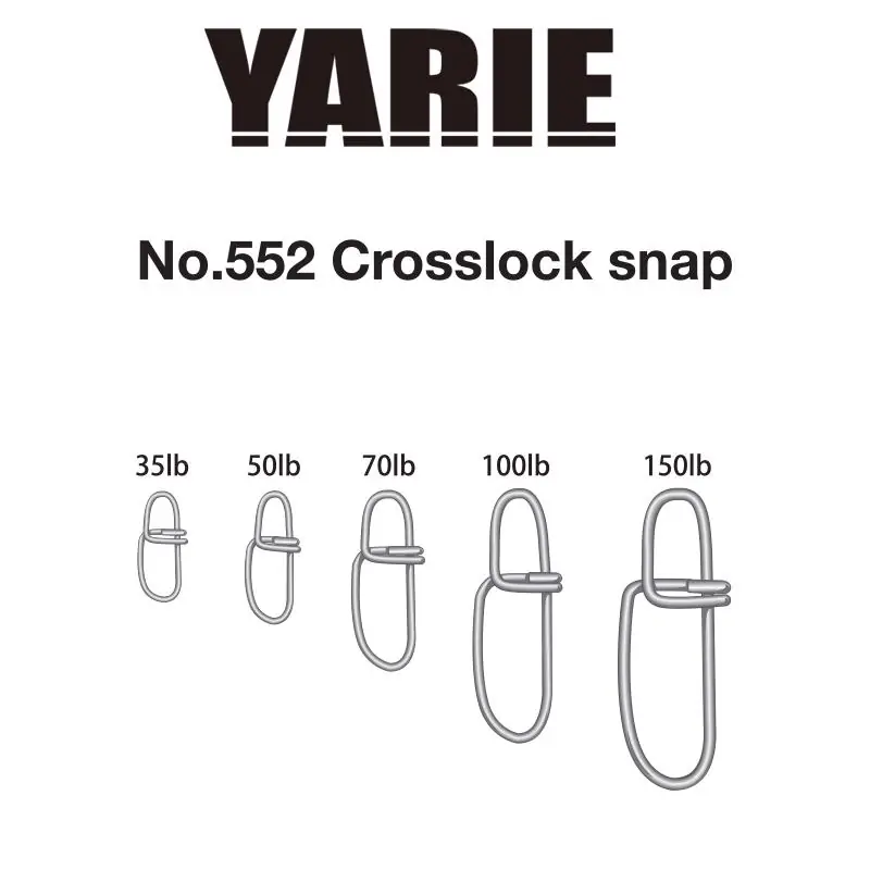 Yarie Jespa Kapocs Yarie 552 Crosslock Snap 100Lb Laatste Kans