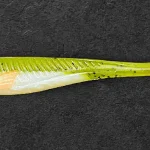 Beperkte Voorraad Alpha Tackle Avci Olive / white / orange tail / 12cm