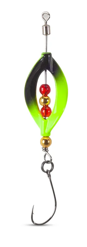 Express Levering IRON TROUT Swirly Loop Lure BY körforgó villantó / 2,8g