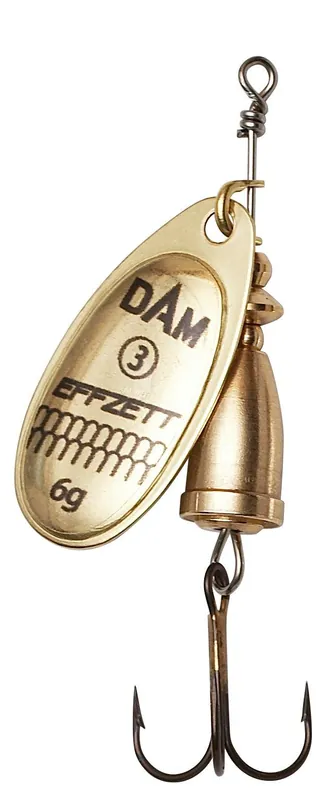 DAM EXECUTOR SPINNER 1 3G SINKING GOLD körforgó villantó Populair