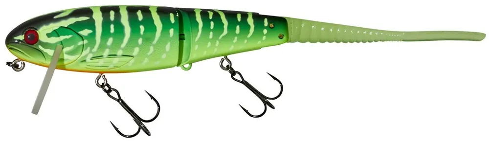Illex Flat Bone Clicker 22cm Crazy Pike wobbler Finale Uitverkoop