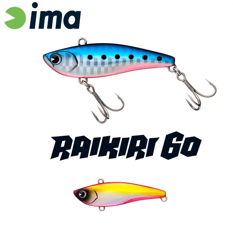 Exclusieve Aanbieding Ima Raikiri Vibration 60 60mm 11g 008 Pink & Pink wobbler