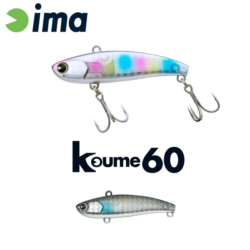 Flitsaanbieding Ima Koume Vibration 60 60mm 11g 110mullet wobbler