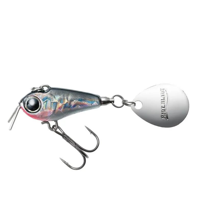 Spinnertail Tiemco Riot Blade S 25mm 9g 03 Holo Silver Black Koop Online