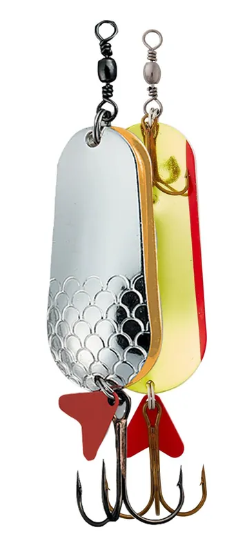 Veilige Betaling DAM TWIN SPOON 6.5CM 30G SINKING SILVER/GOLD támolygó villantó