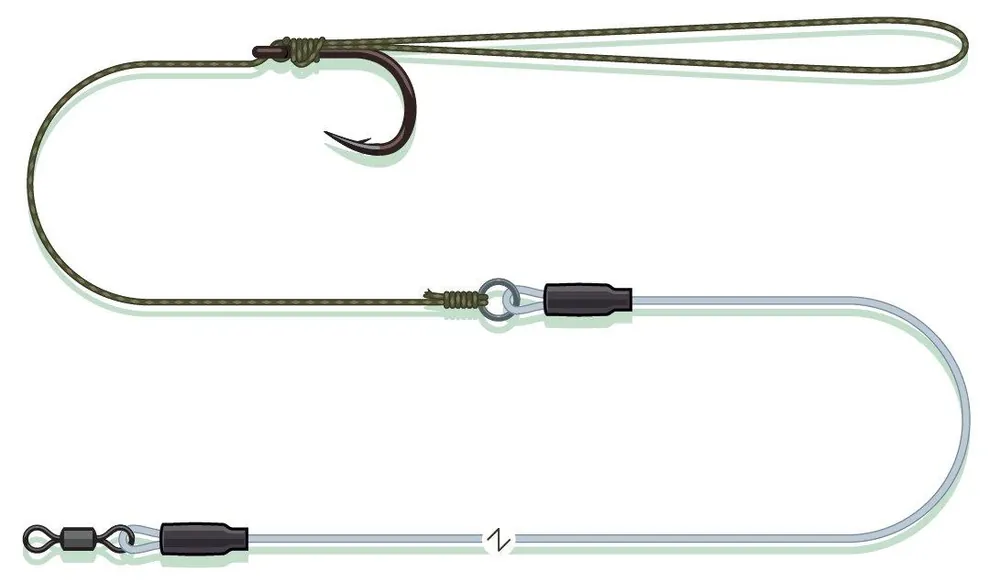 MADCAT COMBI PELLET RIG 55CM 0.80MM 1/0 SINKING harcsázó előkötött szerelék Koop Online