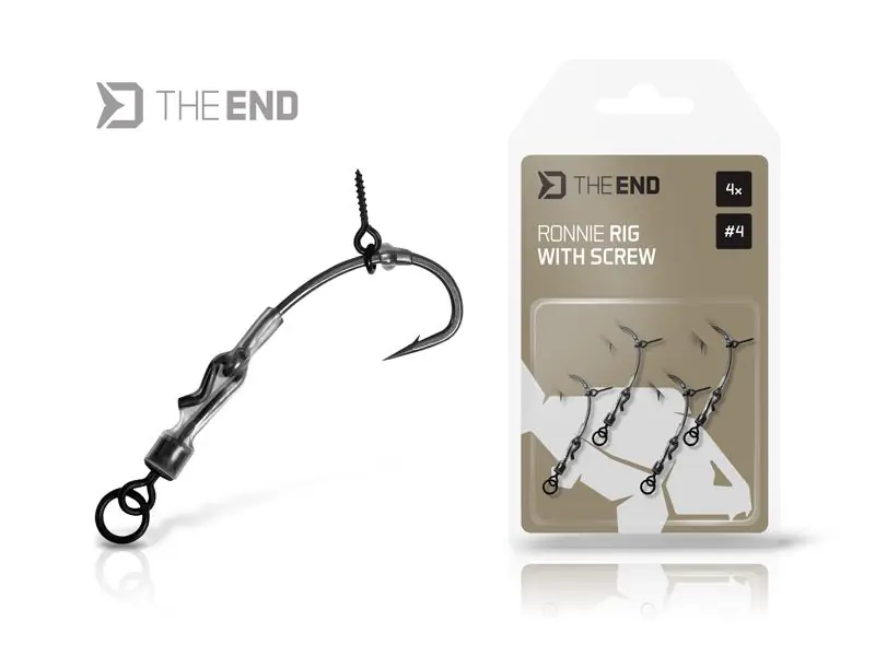 Lage Prijs Delphin THE END Ronnie Rig csalicsavarral / 4 db (méret.4)