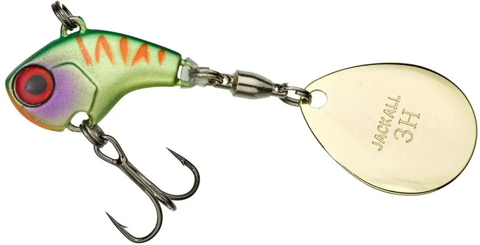 Lage Prijs Illex Deracoup 2,8cm 14g Lime Chart Tiger tail spinner