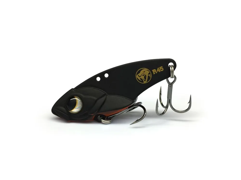 LUREFANS R45 - Sinking 10g/45mm, 37-es "Magic Black" színkód blade Veilige Betaling