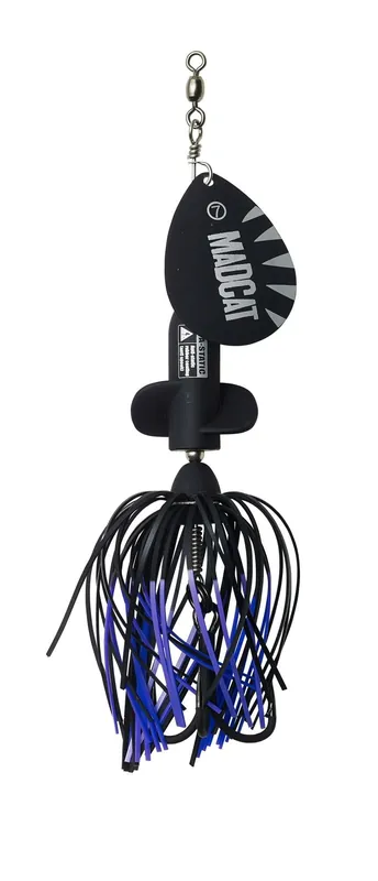 Populair MADCAT A-STATIC S.SPINNER 3/0 65G S BLACK DEVIL harcsázó műcsali