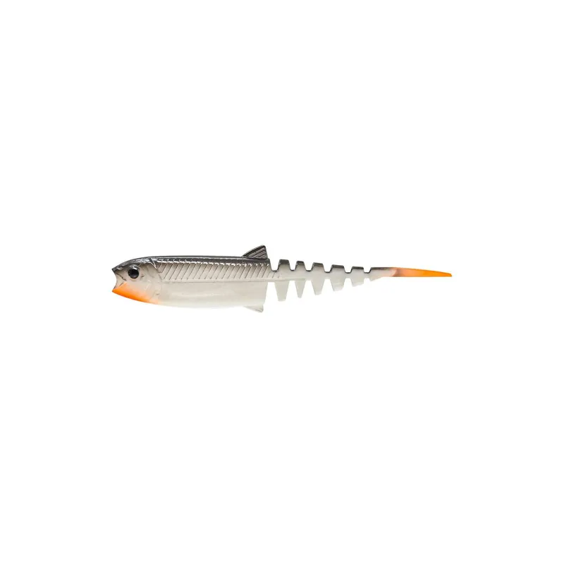 Actieprijs Savage Gear CANNIBAL MINNOW 8CM/3.4G WHITE BLACK gumihal