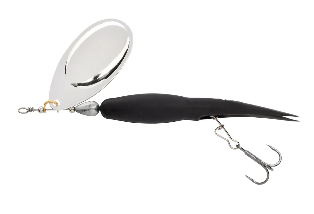 Goedkoop Abu Garcia Salmon Seeker 13cm/24g Black / Silver körforgó villantó