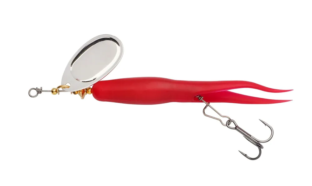 Abu Garcia Salmon Seeker 12.5cm/20g Red / Silver körforgó villantó Lage Kosten