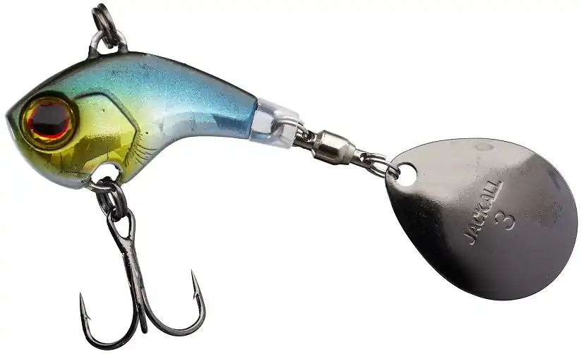 Finale Uitverkoop Illex Deracoup 3,2cm 21g Aurora Bleak tail spinner