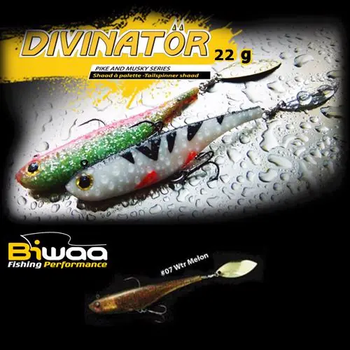 Biwaa Divinator Junior 14cm 22g 07 Watermelon Red tail spinner Goedkoop