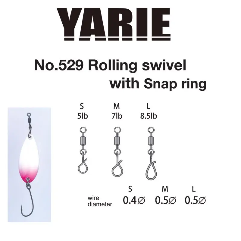 Gecertificeerd Yarie Jespa Forgókapocs Yarie 529 Fast Snapring S 5Lb