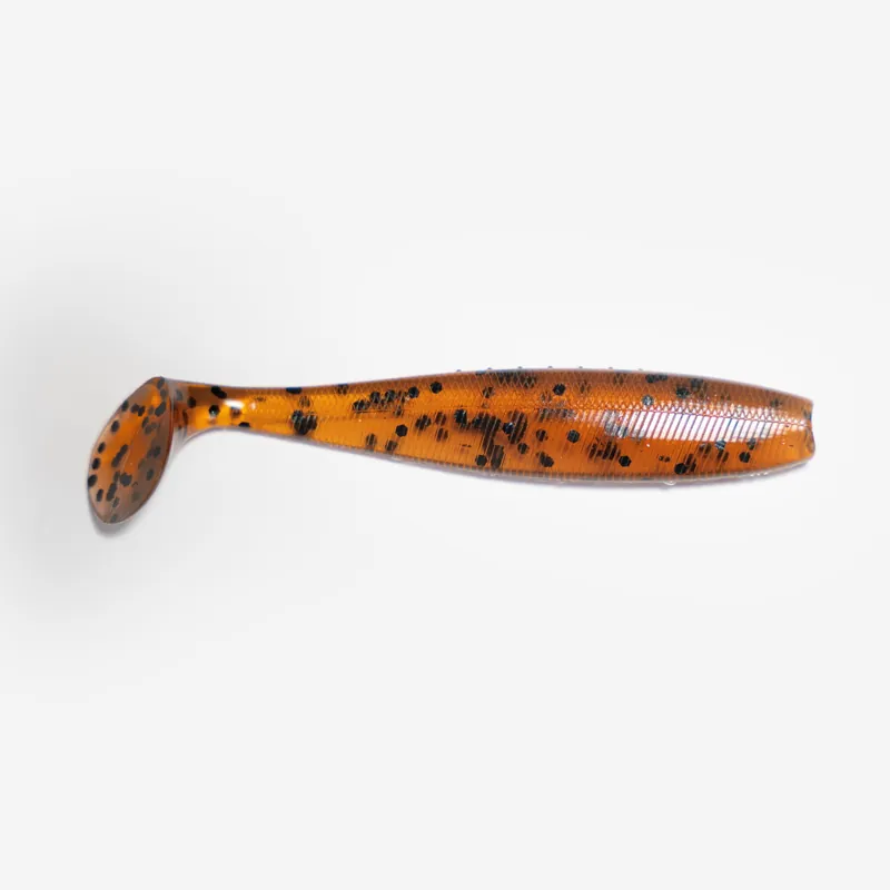 Voordeelprijs Reiva Flat Minnow Shad by Jadabo 12,5 cm Cola gumihal