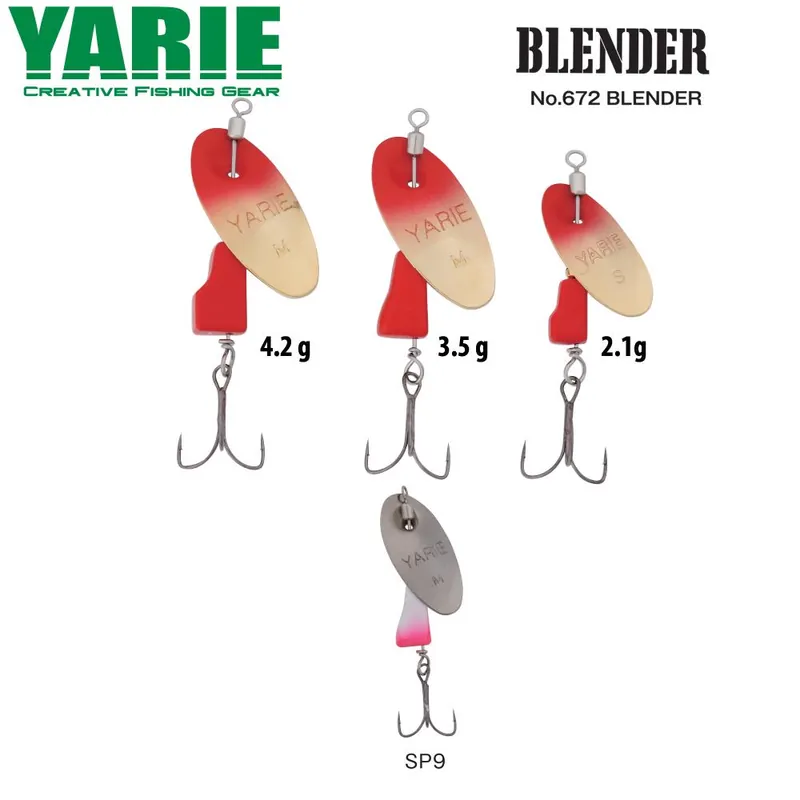 Aanbieding Yarie Jespa Körforgó Yarie 672 Blender 2.1g Sp9 Silver Pink