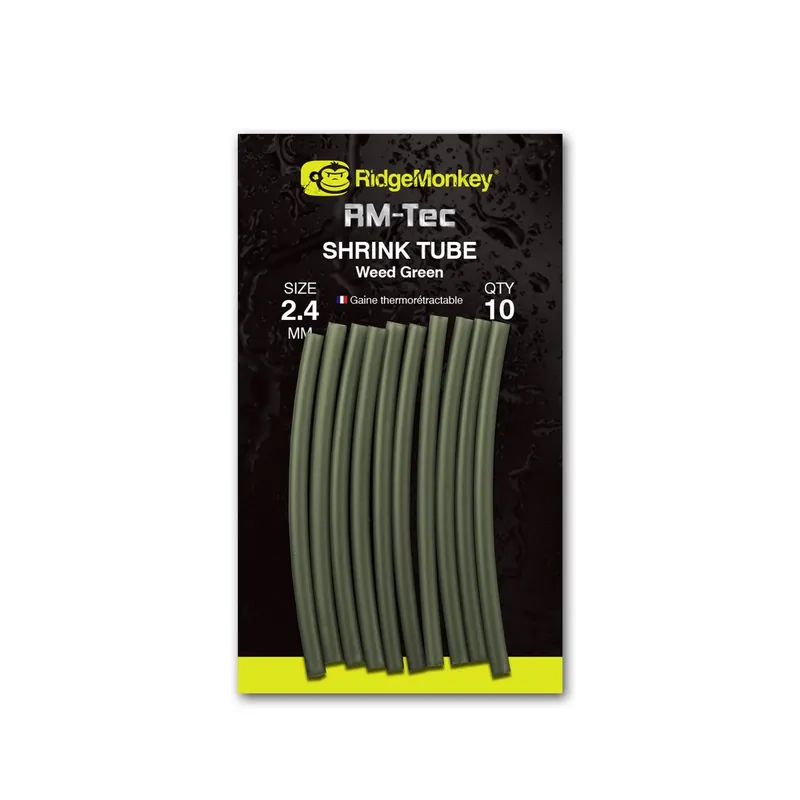 Beste Prijs Ridgemonkey Connexion Shrink Tube Weed Green 2,4mm Zsugorcső