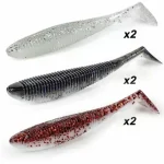 Molix RA Shad FAT 3.0" / MP1 - Mixed Pack gumihal Speciale Aanbieding