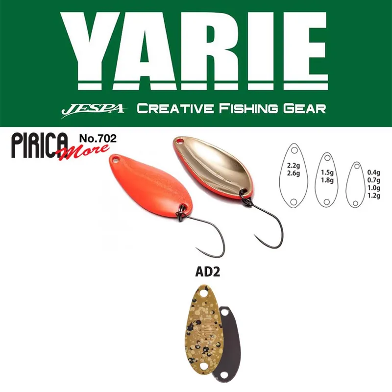 Direct Beschikbaar Yarie Jespa Yarie 702 Pirica More 1.0g Ad2mastu Pellet B támolygó villantó