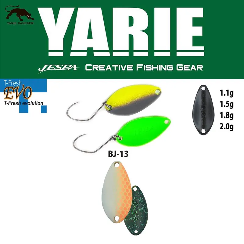 Yarie Jespa Yarie 710T T-Fresh Evo 2.0g Bj-13 Shigeo támolygó villantó Seizoensaanbieding