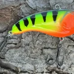 Superprijs Mike‘s Shad wobbler 66 mm 22 g Fire Tiger Néma