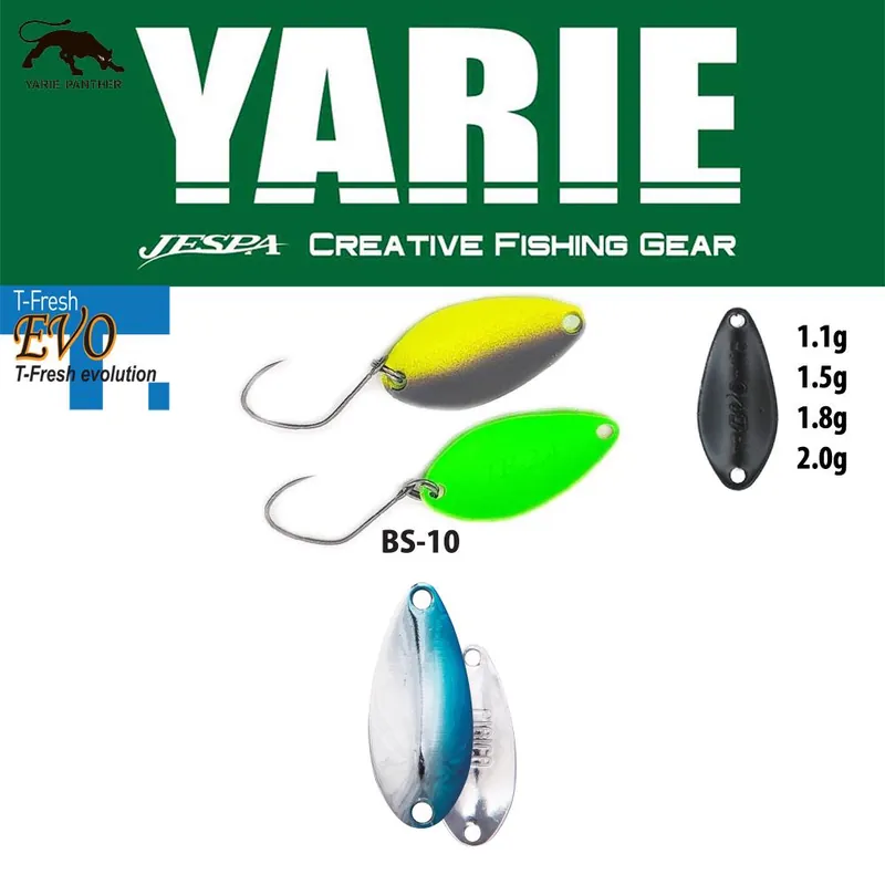Betrouwbaar Yarie Jespa Yarie 710T T-Fresh Evo 1.1g Bs-10 Blue/Silver támolygó villantó