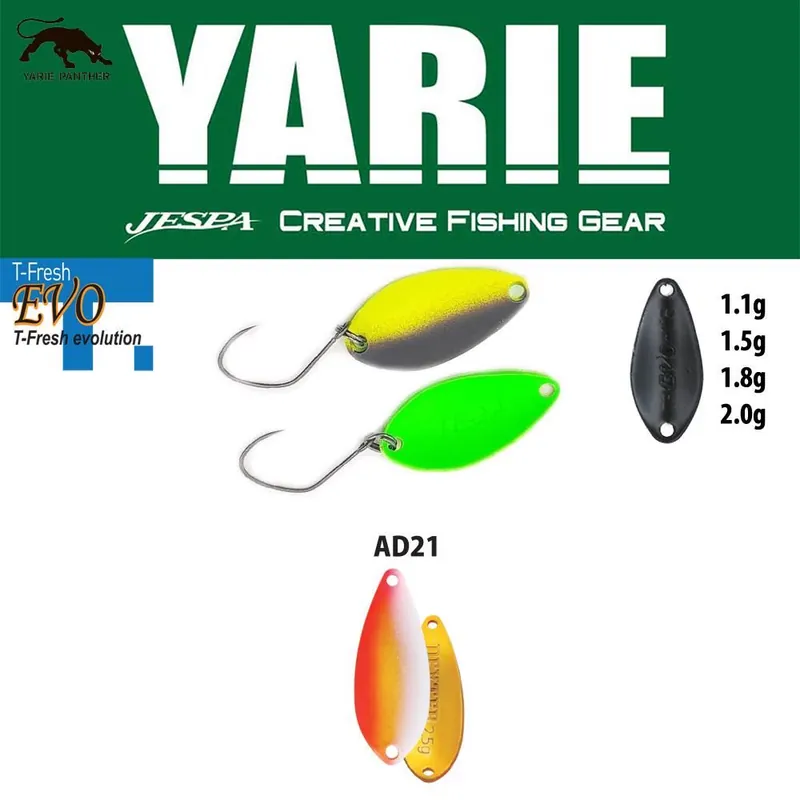 Yarie Jespa Yarie 710T T-Fresh Evo 1.5g Ad21 Uzakin Tijdelijk Beschikbaar