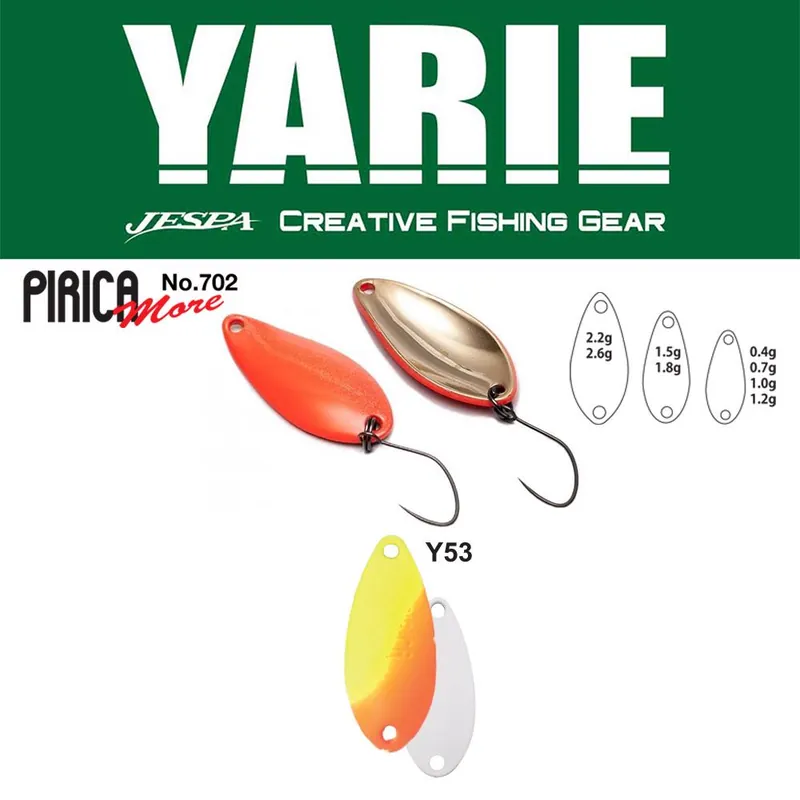 Dagaanbieding Yarie Jespa Yarie 702 Pirica More 1.8g Y53 Lemon/Orange