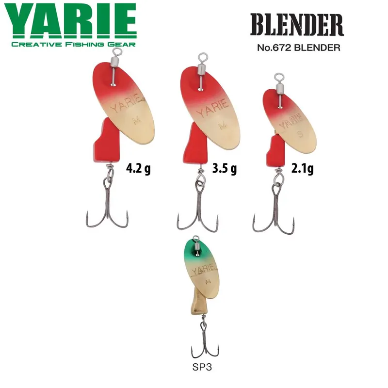 Direct Verzonden Yarie Jespa Körforgó Yarie 672 Blender 3.5g Sp3geen/Gold