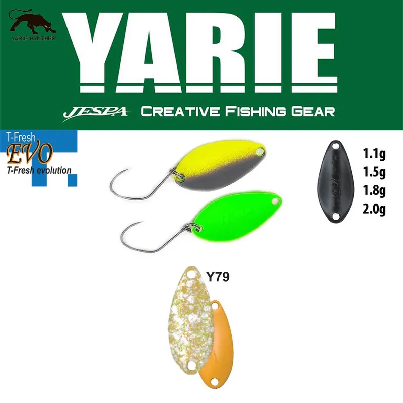 Yarie Jespa Yarie 710T T-Fresh Evo 2.0g Y79 Zarame támolygó villantó Tijdelijk Beschikbaar