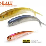 RAID JAPAN Roller Fish Skin Gumihal 3" 89mm Hoge Kwaliteit