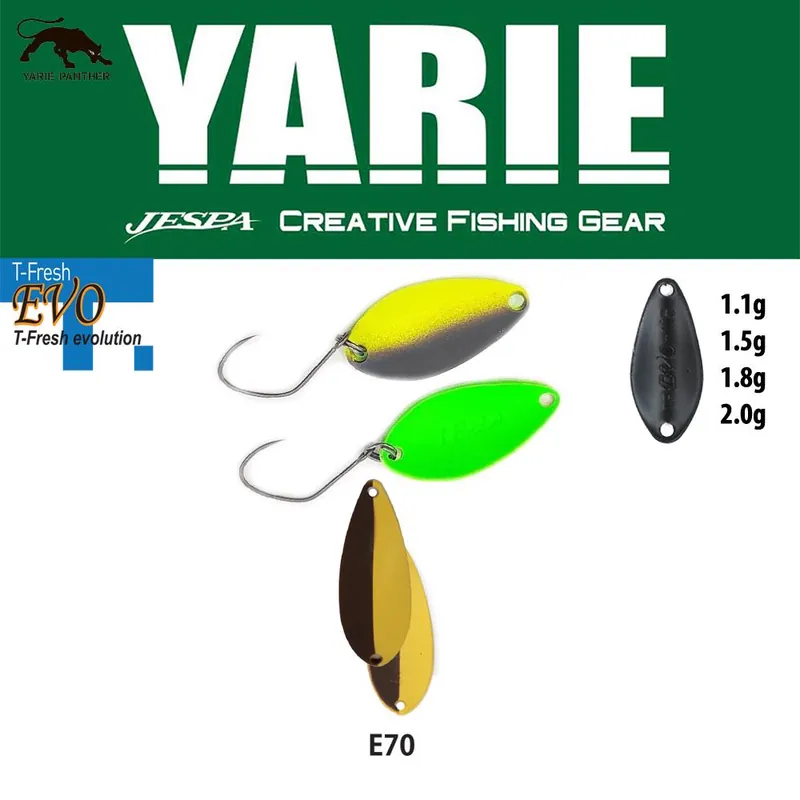 Yarie Jespa Yarie 710T T-Fresh Evo 2.0g E70 Pudding támolygó villantó Veilige Betaling