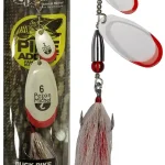 Pezon & Michel Körforgó villantó Buck Pike Tandem 27g White Red Direct Verzonden