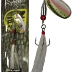Direct Beschikbaar Pezon & Michel Körforgó villantó Buck Pike 20g Rainbow
