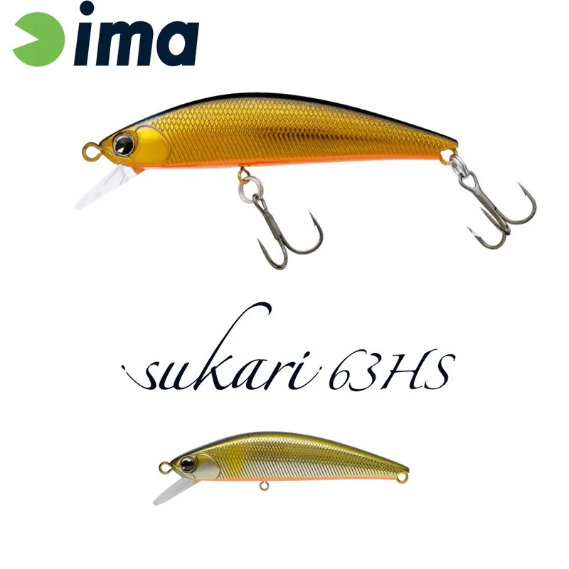 Ima Sukari 63Hs 63mm 8g 010 Orange Belly Ayu wobbler Direct Verzonden