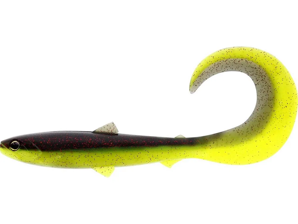 WESTIN BullTeez Curltail 14cm 15g Black/Chartreuse 2pcs Hete Deal